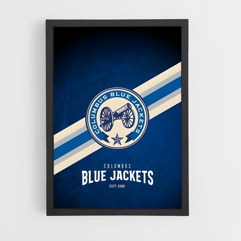 Poster Blue Star Rising – affiche Hockey sur glace (vue 2)